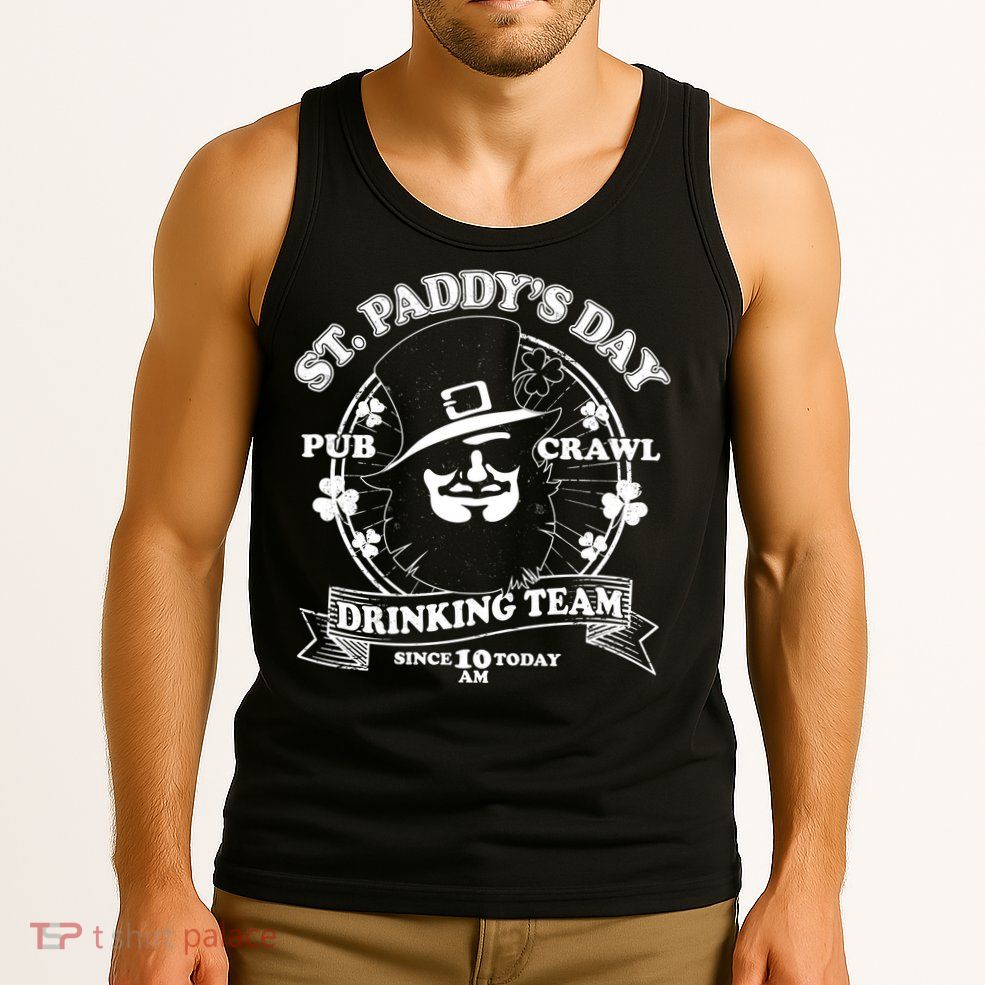St. Paddy's Day Pub Crawl Drinking Team Tank Top