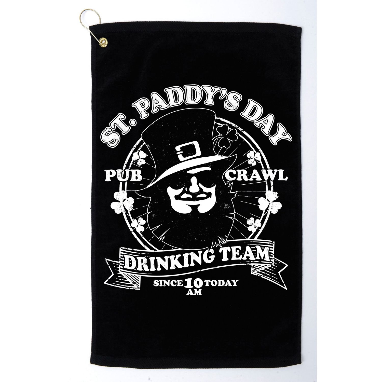St. Paddy's Day Pub Crawl Drinking Team Golf Towel