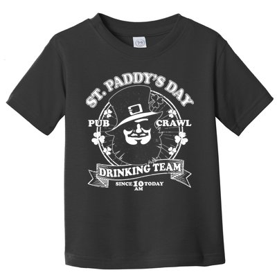 St. Paddy's Day Pub Crawl Drinking Team Toddler T-Shirt