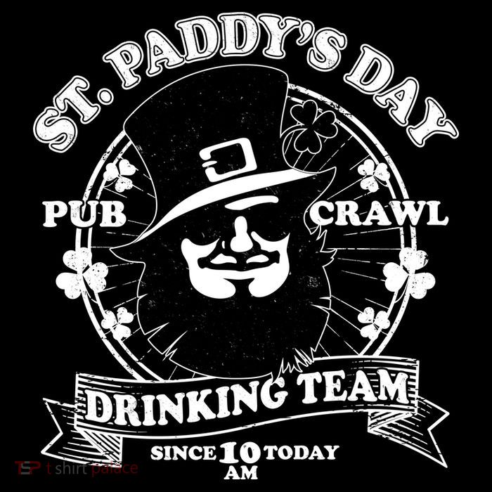 St. Paddy's Day Pub Crawl Drinking Team Kids T-Shirt