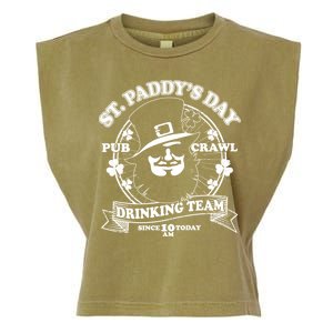 St. Paddy's Day Pub Crawl Drinking Team Garment-Dyed Women's Muscle Tee