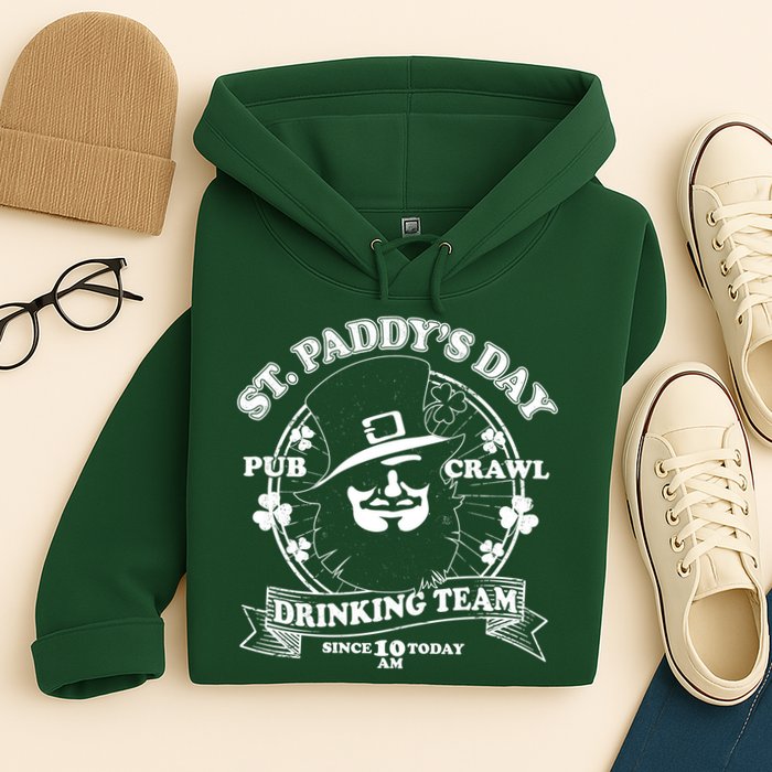 St. Paddy's Day Pub Crawl Drinking Team Hoodie