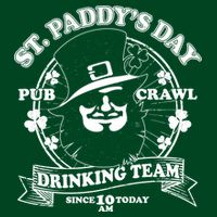 St. Paddy's Day Pub Crawl Drinking Team Hoodie
