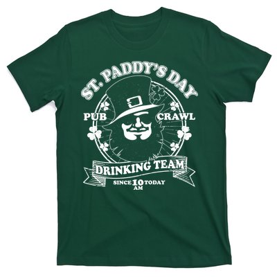 St. Paddy's Day Pub Crawl Drinking Team T-Shirt