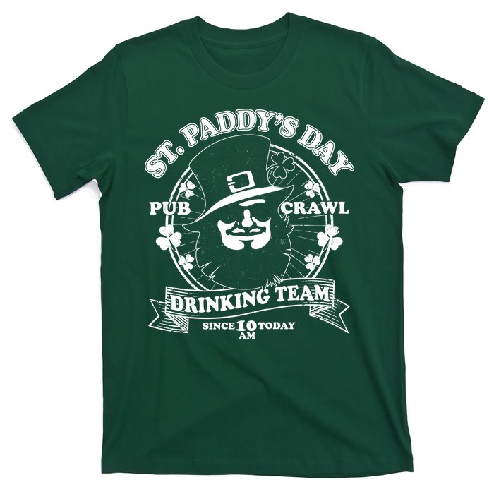 St. Paddy's Day Pub Crawl Drinking Team T-Shirt