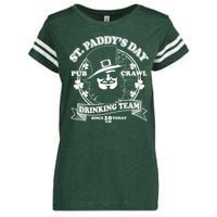 St. Paddy's Day Pub Crawl Drinking Team Enza Ladies Jersey Football T-Shirt