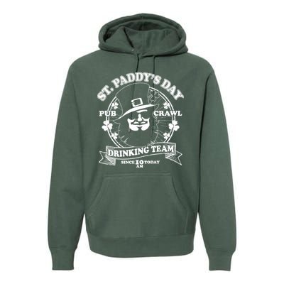 St. Paddy's Day Pub Crawl Drinking Team Premium Hoodie