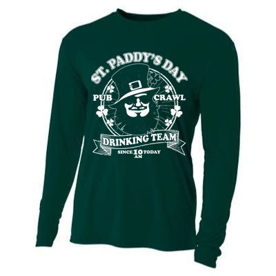 St. Paddy's Day Pub Crawl Drinking Team Cooling Performance Long Sleeve Crew