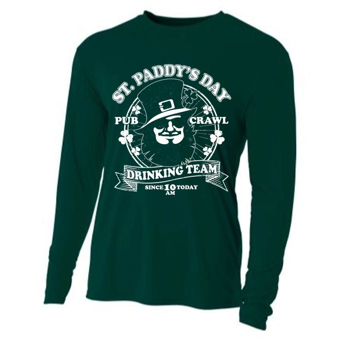 St. Paddy's Day Pub Crawl Drinking Team Cooling Performance Long Sleeve Crew