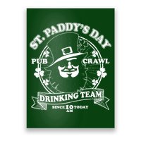 St. Paddy's Day Pub Crawl Drinking Team Poster