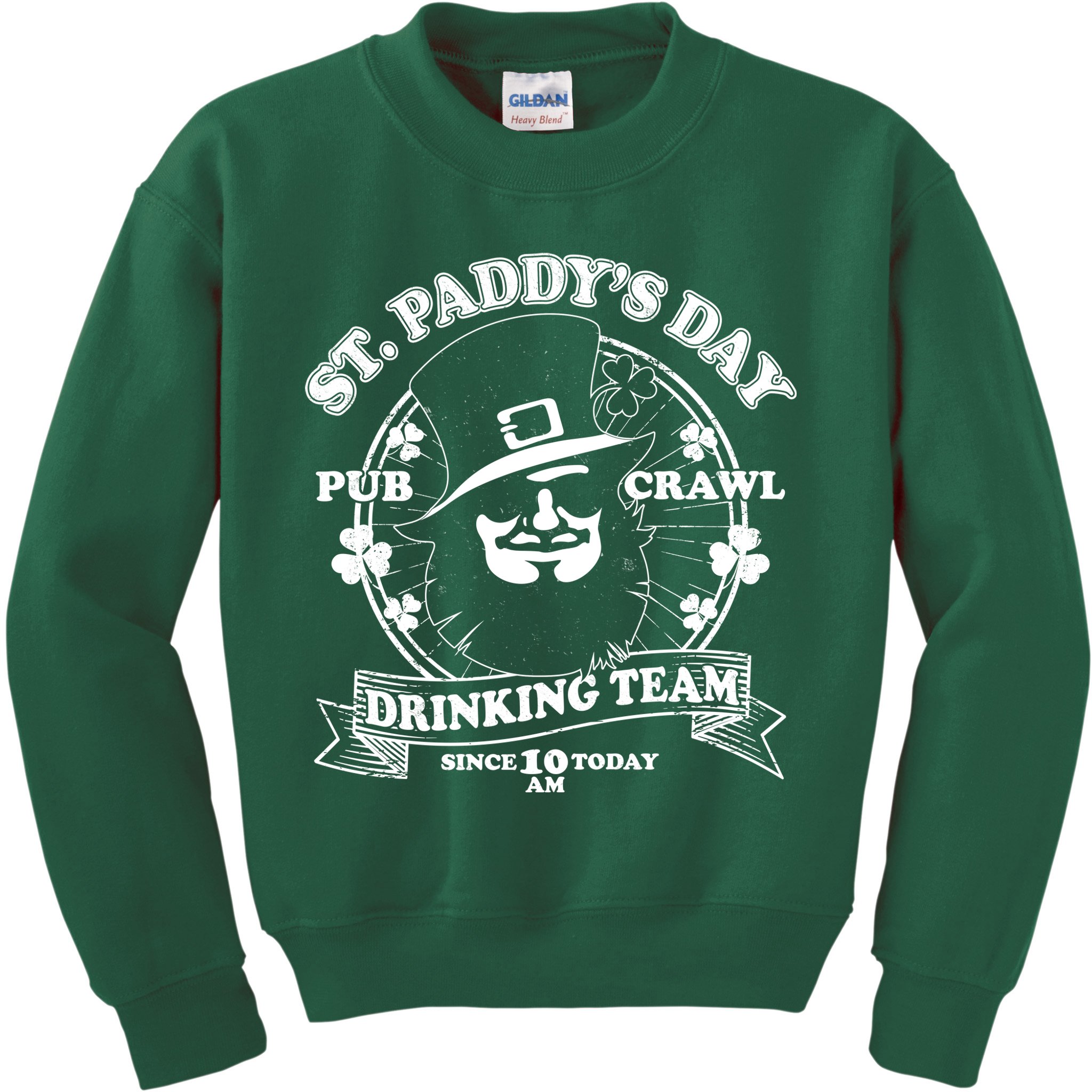 St. Paddy's Day Pub Crawl Drinking Team Kids Sweatshirt