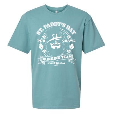 St. Paddy's Day Pub Crawl Drinking Team Sueded Cloud Jersey T-Shirt