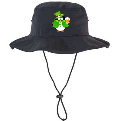 St. Patrack's Day Funny Penguin Drinking Beer Bucket Hat