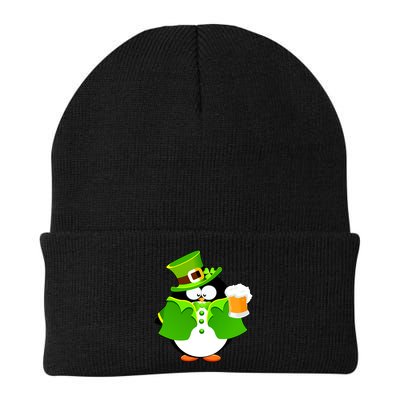 St. Patrack's Day Funny Penguin Drinking Beer Beanie