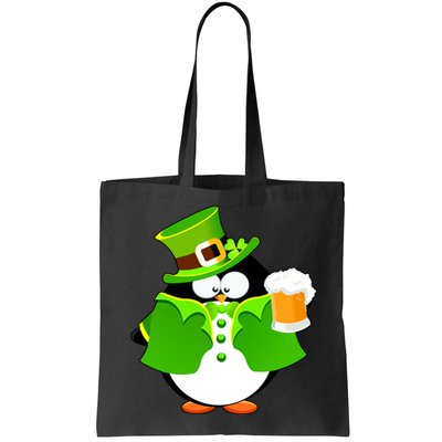 St. Patrack's Day Funny Penguin Drinking Beer Bag