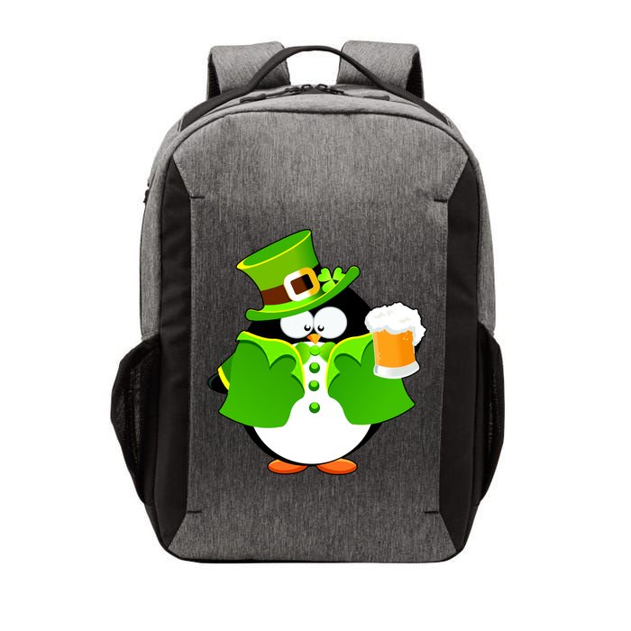 St. Patrack's Day Funny Penguin Drinking Beer Vector Backpack