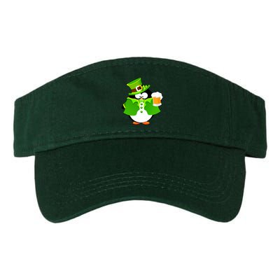 St. Patrack's Day Funny Penguin Drinking Beer Visor