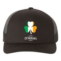 St. Patrick Day Irish Clover Flag Yupoong Adult 5-Panel Trucker Hat