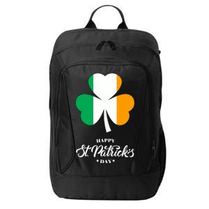 St. Patrick Day Irish Clover Flag City Backpack