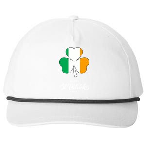 St. Patrick Day Irish Clover Flag Snapback Five-Panel Rope Hat