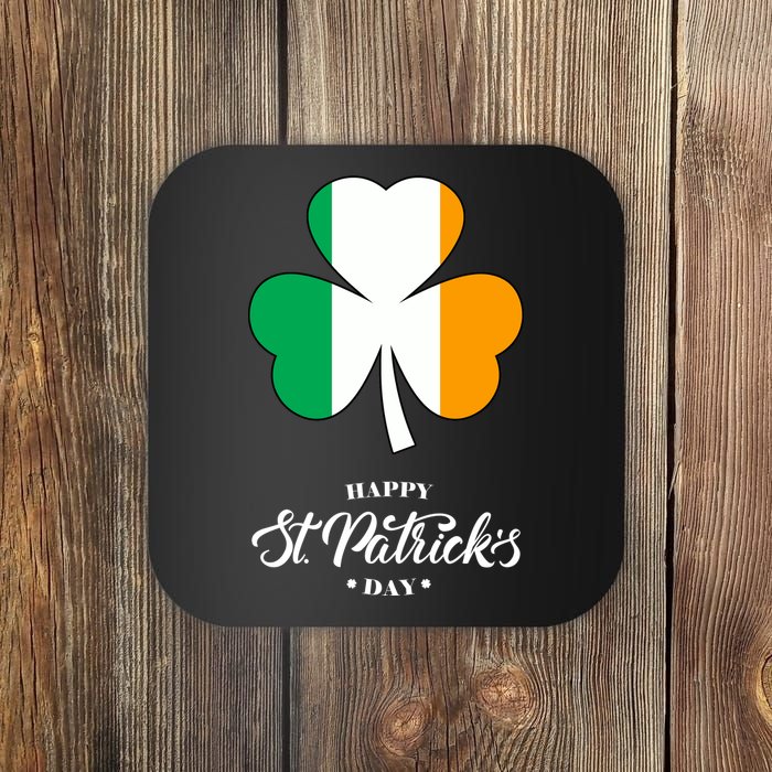 St. Patrick Day Irish Clover Flag Coaster