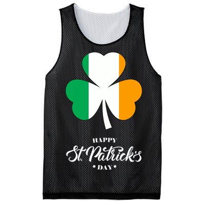 St. Patrick Day Irish Clover Flag Mesh Reversible Basketball Jersey Tank