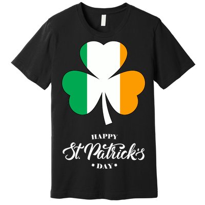 St. Patrick Day Irish Clover Flag Premium T-Shirt