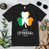 St. Patrick Day Irish Clover Flag Premium T-Shirt