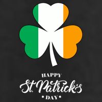 St. Patrick Day Irish Clover Flag Trucker Hat