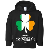 St. Patrick Day Irish Clover Flag Toddler Hoodie