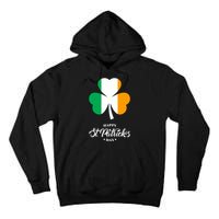 St. Patrick Day Irish Clover Flag Tall Hoodie