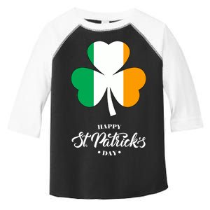 St. Patrick Day Irish Clover Flag Toddler Fine Jersey T-Shirt