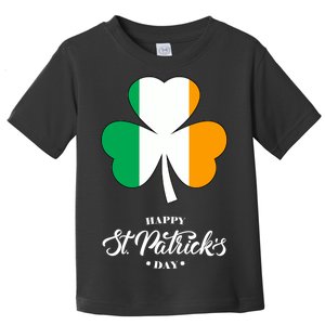 St. Patrick Day Irish Clover Flag Toddler T-Shirt