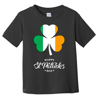 St. Patrick Day Irish Clover Flag Toddler T-Shirt