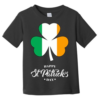 St. Patrick Day Irish Clover Flag Toddler T-Shirt