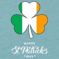 St. Patrick Day Irish Clover Flag Sueded Cloud Jersey T-Shirt