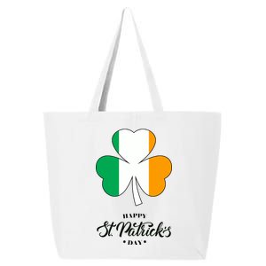 St. Patrick Day Irish Clover Flag 25L Jumbo Tote