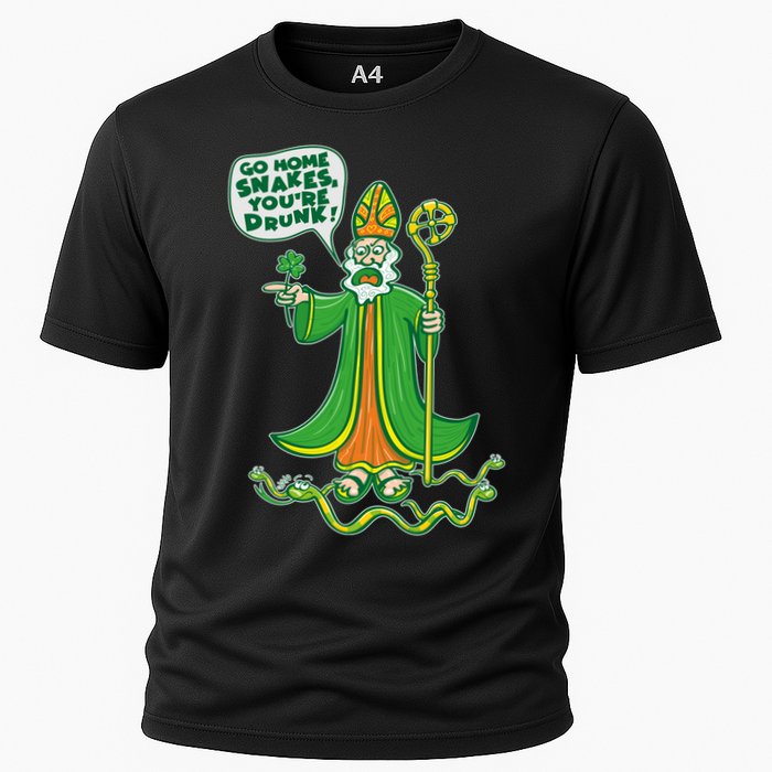 St. Patrick Go Home Snakes You're Drunk Cooling Performance Crew T-Shirt