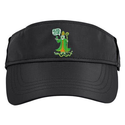 St. Patrick Go Home Snakes You're Drunk Adult Drive Performance Visor
