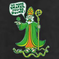 St. Patrick Go Home Snakes You're Drunk Golf Towel