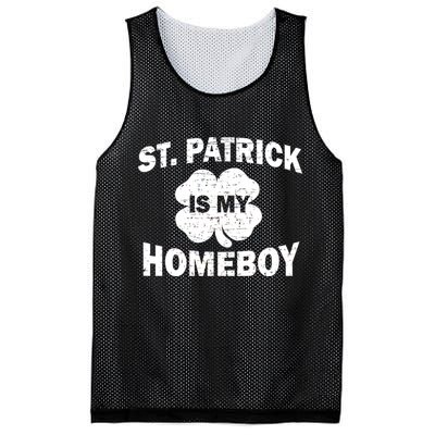 St. Patrick Is My Homeboy Mesh Reversible Basketball Jersey Tank
