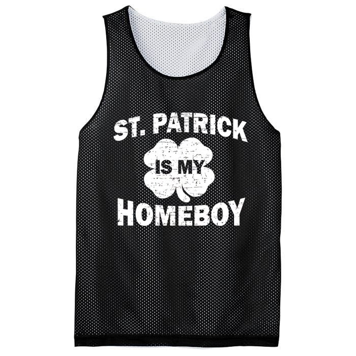 St. Patrick Is My Homeboy Mesh Reversible Basketball Jersey Tank