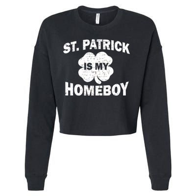 St. Patrick Is My Homeboy Cropped Pullover Crew