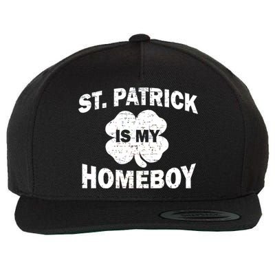 St. Patrick Is My Homeboy Wool Snapback Cap