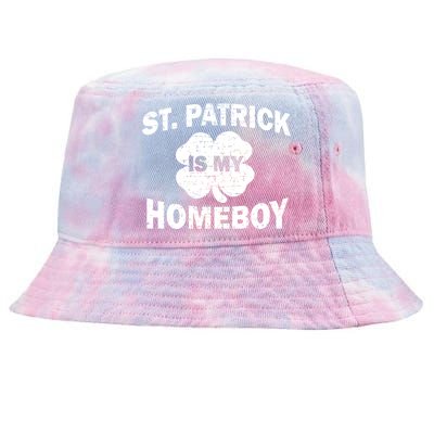 St. Patrick Is My Homeboy Tie-Dyed Bucket Hat