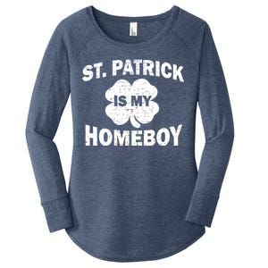 St. Patrick Is My Homeboy Women's Perfect Tri Tunic Long Sleeve Shirt