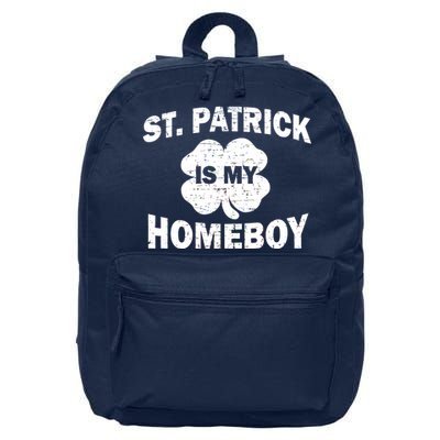 St. Patrick Is My Homeboy 16 in Basic Backpack