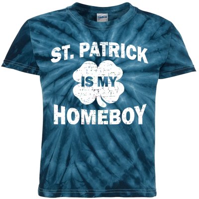 St. Patrick Is My Homeboy Kids Tie-Dye T-Shirt