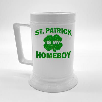 St. Patrick Is My Homeboy Beer Stein