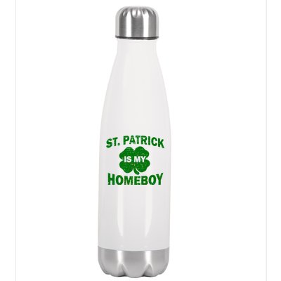 St. Patrick Is My Homeboy Stainless Steel Insulated Water Bottle